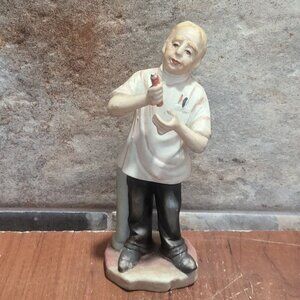 Vintage Bisque Porcelain Dentist Figurine